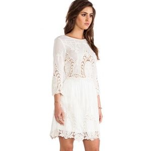 Dolce Vita white lace summer dress
